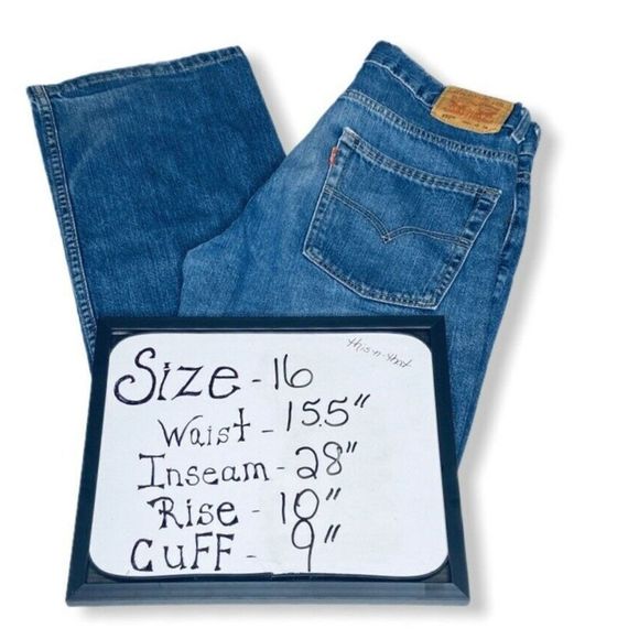 Levi's Other - Levi’s 550 Relaxed Boys Jeans Size 16 R 28 X 28